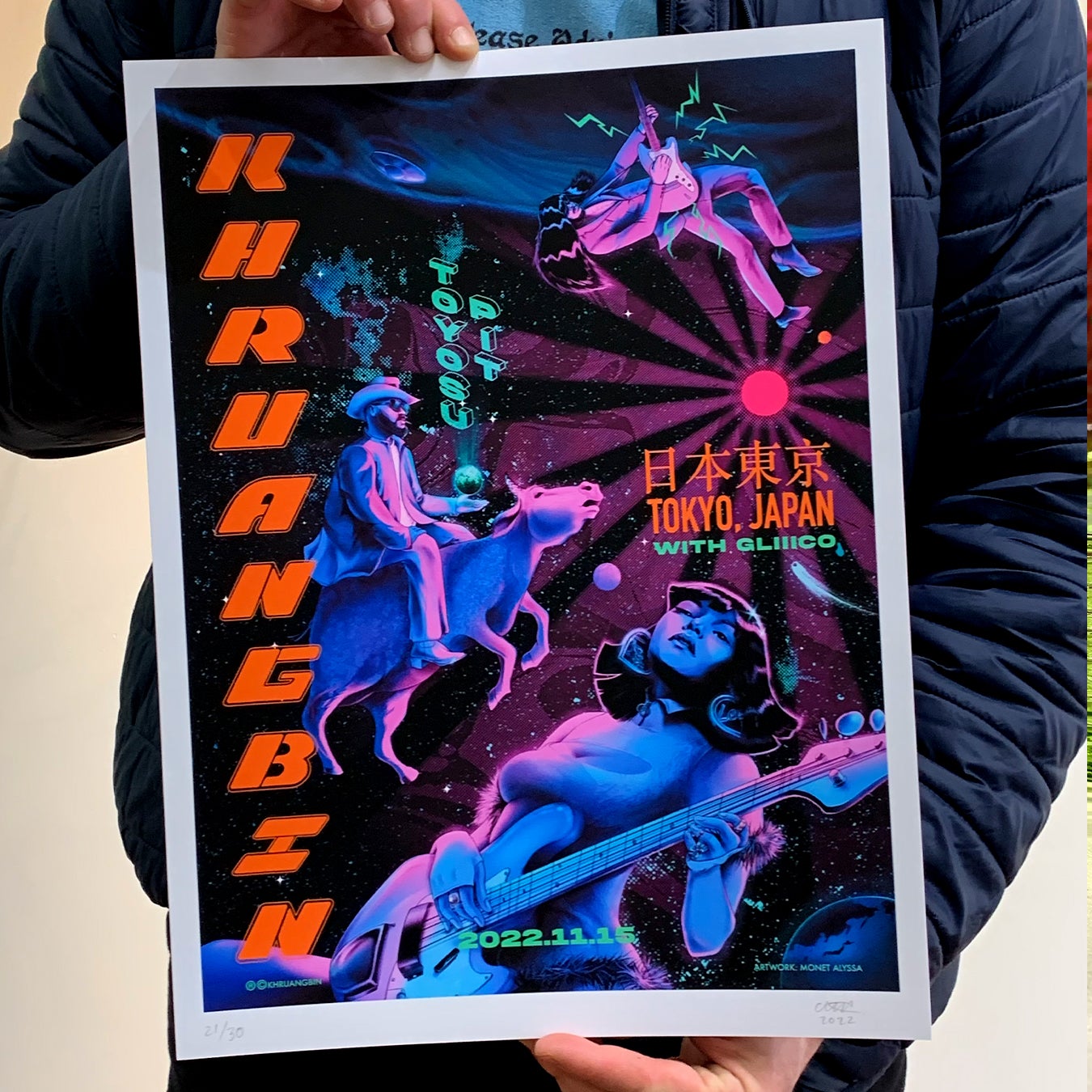 Print - Khruangbin in Tokyo | The Good Stuff